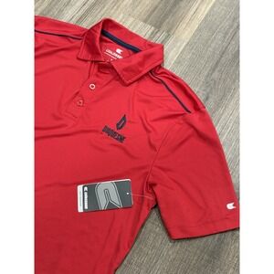 Men's‎ Medium Red Colleseum  Duquesne Shirt Sleeve Polo Stretch NWT